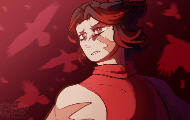 Bust sketch w/ color &amp; complex shading