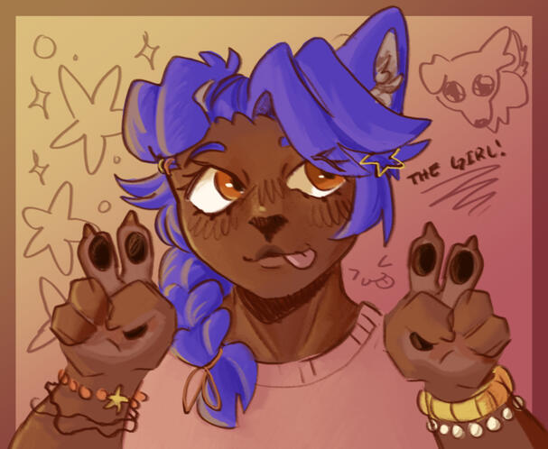 Bust/Icon Sketch + Color & Simple Background Bust/Icon Sketch + Color & Simple Background