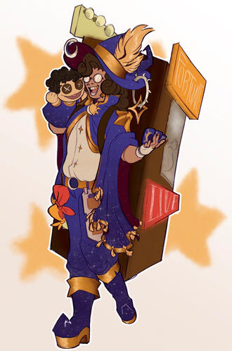 Fullbody design sketch, $20