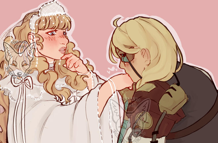 2 Bust Sketches + Color, $32