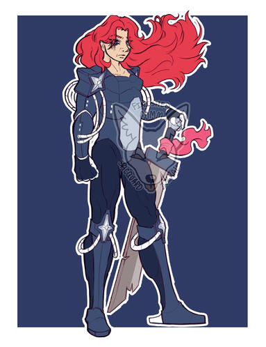 Fullbody Design, Lineart + Color, $55